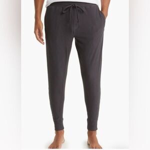 Tommy John Brushed Rib Lounge Joggers in Phantom Gray Size Large Men’s Pants